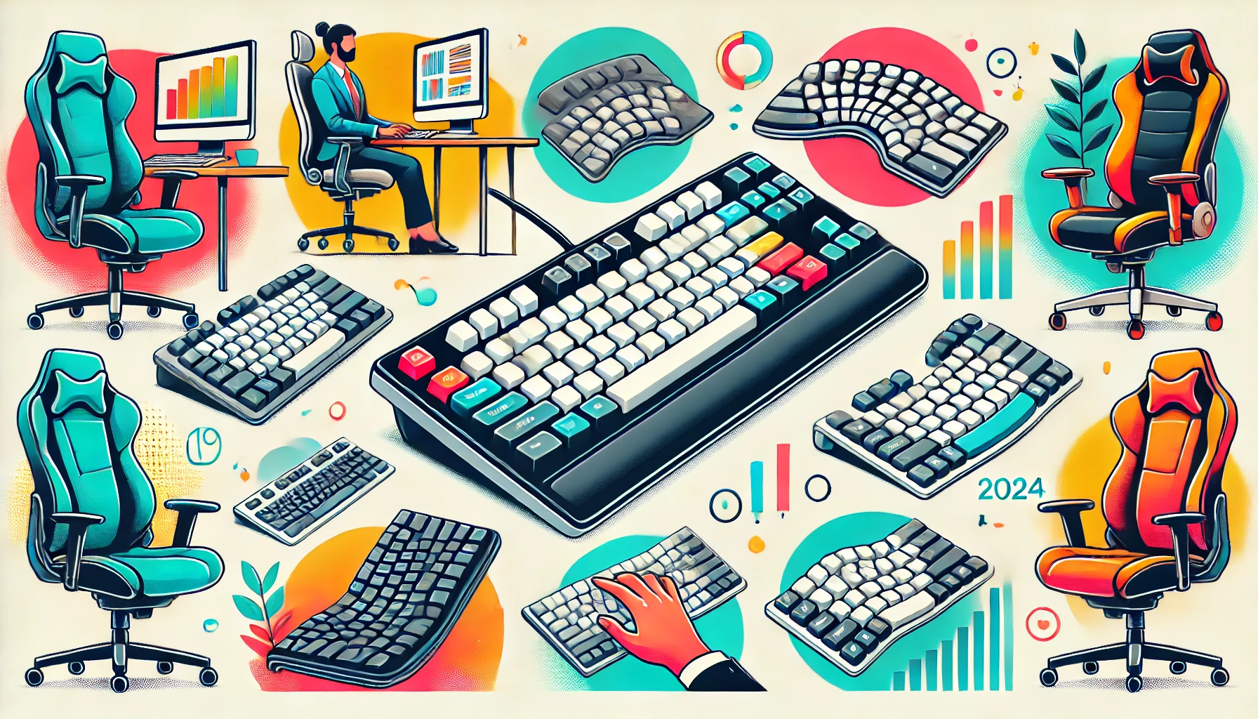 Top 10 Ergonomic Keyboards for Office in 2024 Comfort and Efficiency