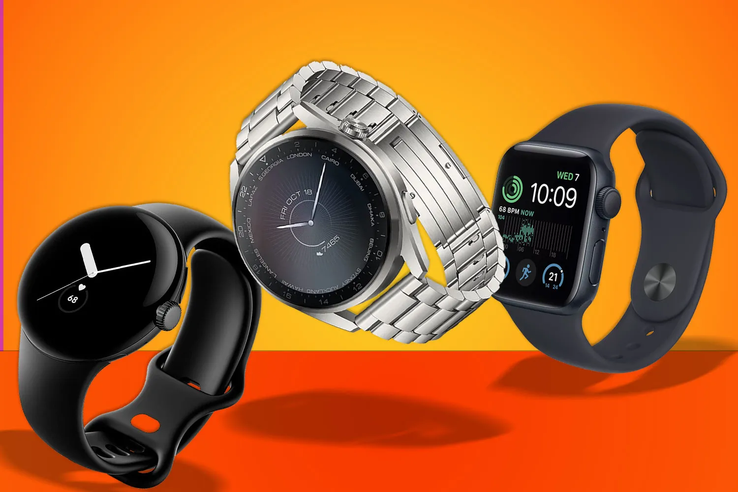 A selection of affordable smartwatches ideal for fitness tracking in 2025.