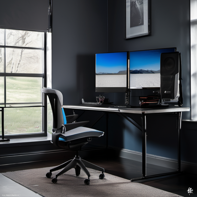 A gaming desk setup that does not force your shoulders forward - Tech4Go feature image